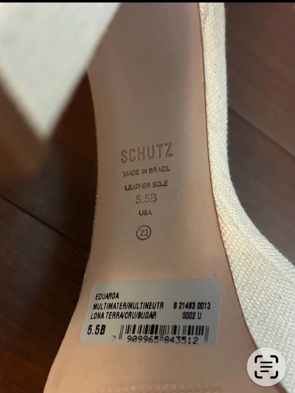 SCHUTZ Cream Platform Ankle-Strap Sandals